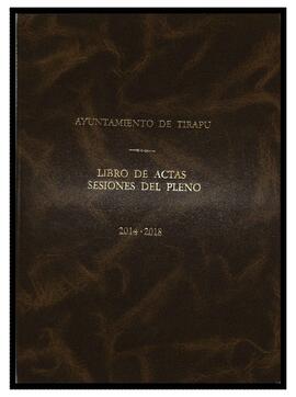 Libro de Actas de Pleno 2014-2018